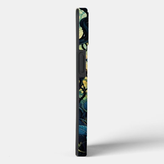 Wijnstokken van blauw Roos 1 Case-Mate iPhone Case (Achterkant / Rechts)