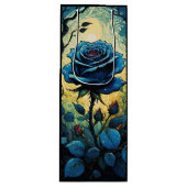 Wijnstokken van blauw Roos 1 Wijn Cadeautas (Voorkant)