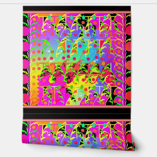 wijnstokraancollage behang