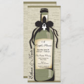 Wijnstokrassen en flesjes kaart (Voorkant / Achterkant)