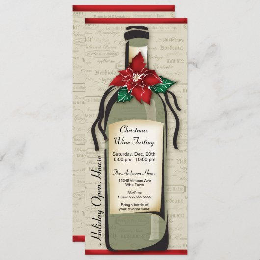 Wijnstokrassen- en groothandelsfeestdag kaart (Voorkant / Achterkant)