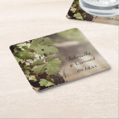 Wijnstokrassen voor druiven kartonnen onderzetters (Schuin)