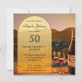 Wijnstokthema Volwassendag Uitnodiging (Achterkant)