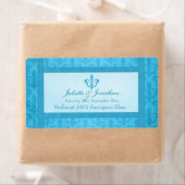 Wijnstokwijn gepersonaliseerd etiket fleur de lis  (Insitu)