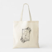 Wijntarot Kaart Tote Bag (Achterkant)