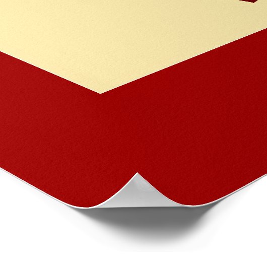  Wijnteken, tekst bewerken Poster (Hoek)