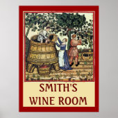  Wijnteken, tekst bewerken Poster (Voorkant)