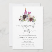 Wijntest bij Bourgogne en Navy Engagement Party Kaart (Voorkant)