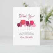 Wijntest Dank u wel kaarten (Staand voorkant)