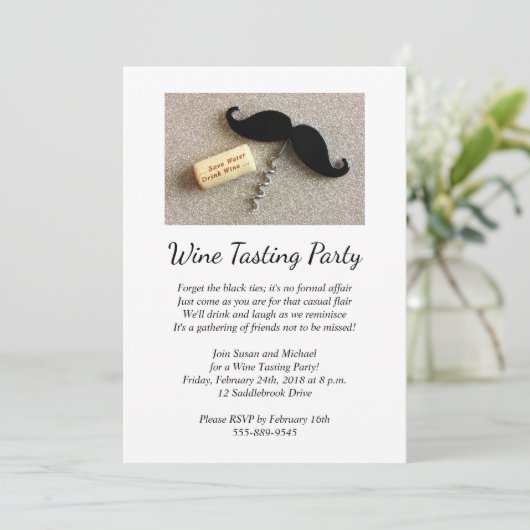 Wijntest Kaart (Staand voorkant)