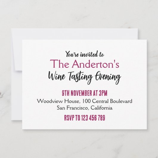 Wijntest Kaart (Voorkant)