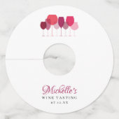 Wijntest Wijnglaslabel (Voorkant)