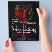 Wijntest Winery Flyer-Poster Flyer (Hand)
