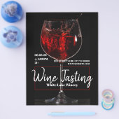 Wijntest Winery Flyer-Poster Flyer (Enkel)