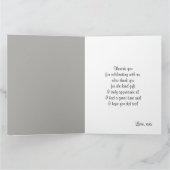 wijnthema , dank je wel bedankkaart (Binnen)