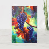 Wijnthema Folie Wenskaart (Achterkant)