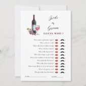 Wijnthema Hij zei dat ze zei Vrijgezellenfeest spe Kaart (Voorkant)