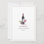 Wijnthema Hij zei dat ze zei Vrijgezellenfeest spe Kaart (Achterkant)