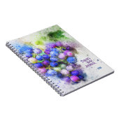 Wijnthema, nog steeds lieves/gepersonaliseerd wijn notitieboek (Rechterzijde)