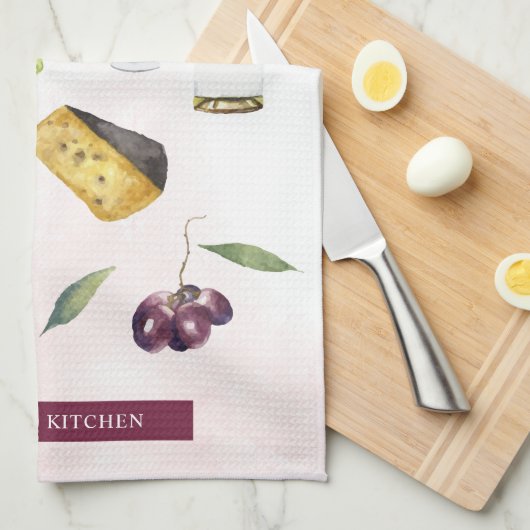 Wijnthema Theedoek (Quarter Fold)