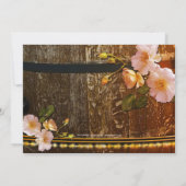 Wijnthema Uitnodiging Alleen Bruiloft na-feest (Achterkant)