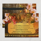 Wijnthema Uitnodiging Alleen Bruiloft na-feest (Voorkant / Achterkant)