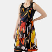 Wijnthema's in de stijl van het cubisme. Flessen, Schort (Insitu)