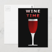 Wijntijd-Briefkaart Briefkaart (Voorkant / Achterkant)