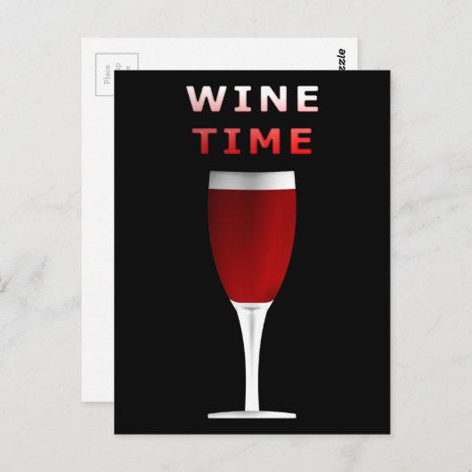 Wijntijd-Briefkaart Briefkaart (Voorkant / Achterkant)