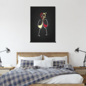 Wijntijd Canvas Afdruk (Insitu (Slaapkamer))
