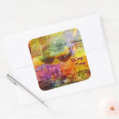 Wijntijd gemarmerde Stickers (Envelop)