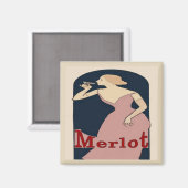 Wijntijd, Merlot Magneet (Voorkant / Achterkant)