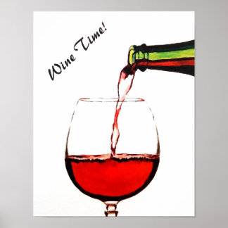 Wijntijd-Poster Poster
