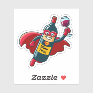 Wijntijd Sticker