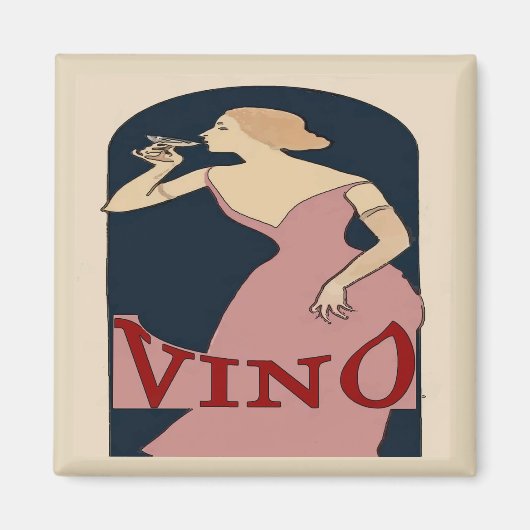 Wijntijd, vinino magneet (Voorkant)