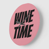 WIJNTIJD WALL CLOCK GROTE KLOK (Hoek)