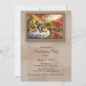 Wijntuin Art Wall Lijst Herfst housewarming party Kaart (Voorkant)