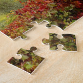 Wijntuin bij Montalcino, Toscane, Italië Legpuzzel (Zijkant)