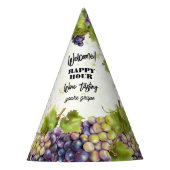 Wijntuin voor druiven feesthoedjes (Voorkant)