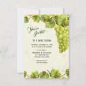 Wijntuin voor druiven kaart (Voorkant)