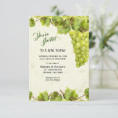 Wijntuin voor druiven kaart (Staand voorkant)