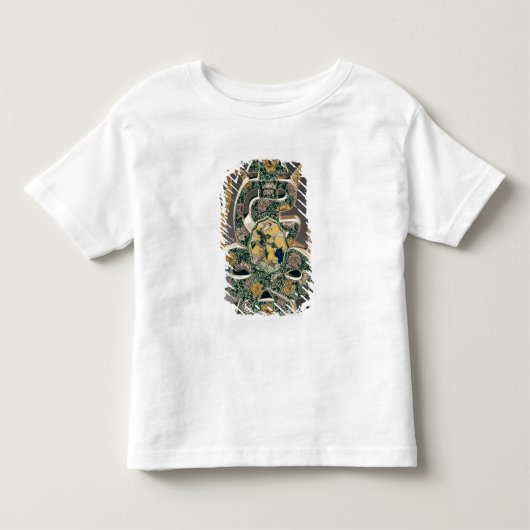 Wijnvaas in de vorm van het teken "shou" kinder shirts (Voorkant)