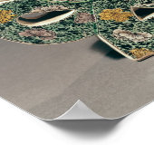 Wijnvaas in de vorm van het teken "shou" poster (Hoek)