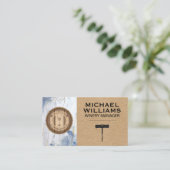 Wijnvat en Kurkentrekker Visitekaartje (Staand voorkant)