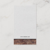 wijnvat | houtafwerking | Wijnliefhebbers Visitekaartje (Achterkant)