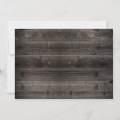 Wijnvat Rustic String Light Barn Baby shower Kaart (Achterkant)