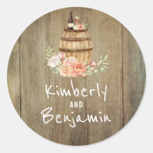 Wijnvat Rustiek Land Bruiloft