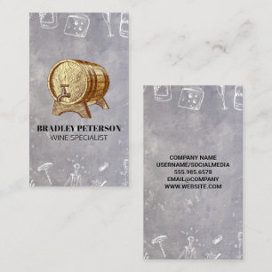 wijnvat   Sommelier Visitekaartje