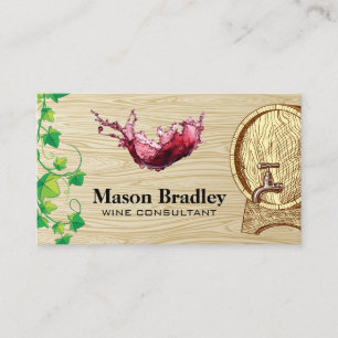 wijnvat   wijnstokken   spatader visitekaartje