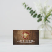 Wijnvat | Wijnvlek Visitekaartje (Staand voorkant)